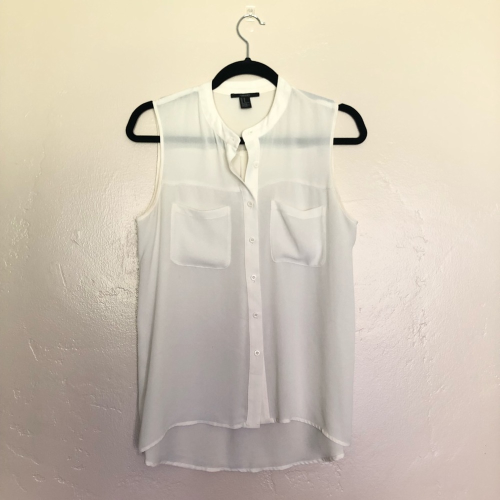 Cream Button Up Blouse